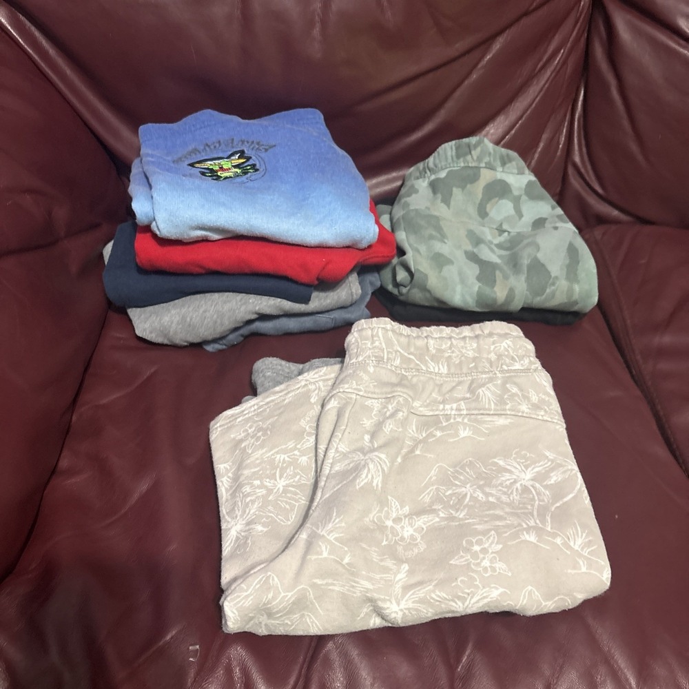 Lot Of 9 Boy's Kids shorts Sz 8 - 5 365 Kids - 2 All In Motion - 2 Jogger Shorts